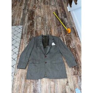 Men’s Vintage Palm Beach Grey Wool Blend Suit Jacket